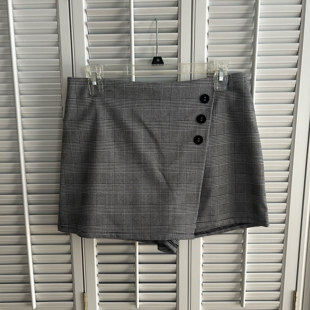 Plaid skort